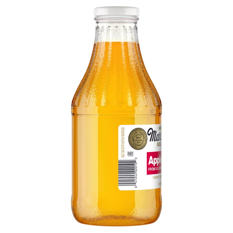 Martinelli's Gold Medal 100% Apple Juice, Multi-Serve Glass Bottle