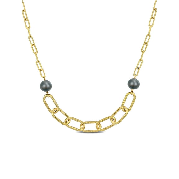 Everly Women's Cultured Pearl 18k Yellow Gold Plated Necklace