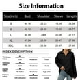 thumbnail image 3 of WTOBBY Women's Fashion Oversized Solid Color V-Neck Sweatshirt Long Sleeve Casual Top, Polo Style Shirt for Women, Loose Fit for Comfort and Style in Everyday Wear,Orange L, 3 of 6