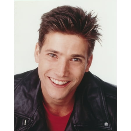 Sasha Mitchell Close Up Portrait in Black Leather Jacket Photo Print ...