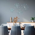 thumbnail image 5 of Blue Metal Starburst Wall Sculpture Set of 4 Home Decor Accents, 5 of 7