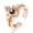 S925 Rose gold, variant on Womens Crown Ring European Inlay Plated Copper Ring with Gemstones Semi Precious Stone Inlay Adding a Touch of Royalty to Your Look Perfect Gift for Her