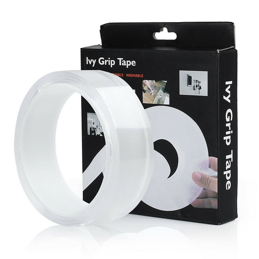 Magic Double-sided Grip Tape Traceless Washable Adhesive Gel Nano Invisible Tape 