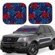 thumbnail image 1 of Fotbe Red White Blue Fireworks Juego de 2 Piezas de Parasoles para Parabrisas | Bloqueador Solar para Auto | Accesorios Plegables para Protección Solar Interior-Medium, 1 of 6
