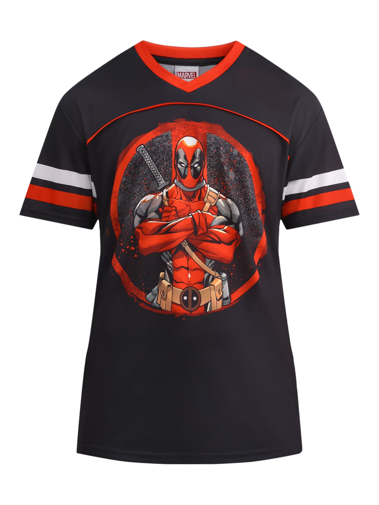 Deadpool Men's and Big Men's Graphic Soccer Jersey, Sizes XS-3XL