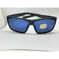 thumbnail image 5 of Costa Del Mar Men's Rincon Polarized Rectangular Sunglasses, Matte Black/Blue Mirrored 580P, 63 mm, 5 of 5