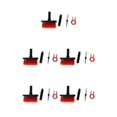 thumbnail image 2 of relayinert Durable 4x Keyboard Cleaning Brush Corner Gap Tools for High-Performance Keyboard Gamers PC Black Red 15x8x3cm 5Set, 2 of 6