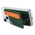 thumbnail image 5 of ShellTech for iPhone 15 Wallet Case Cover Slim Stand Credit Card Holder Slot TPU Hand Strap for iPhone15 Case Women Men,Darkgreen, 5 of 14
