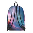 thumbnail image 3 of Colorful Starry Sky and Universe Backpack for School, Cute School Bag with Adjustable Shoulder Straps and Padded Back, 15.7"x11.8"x5.5", 3 of 5