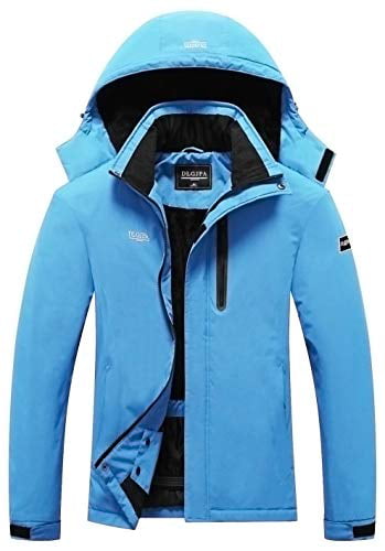 DLGJPA Women's Mountain Waterproof Ski Jacket Hooded Windbreakers Windproof Raincoat Winter Warm Snow Coat 