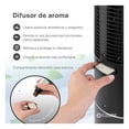 thumbnail image 4 of Ventilador de Torre 128 cm ESQUIMAL con Ionizador, Purificador de Aire con caja de Aromas, Panel Táctil LED, Oscilación 90°, Temporizador 7.5 h, Color Negro., 4 of 7