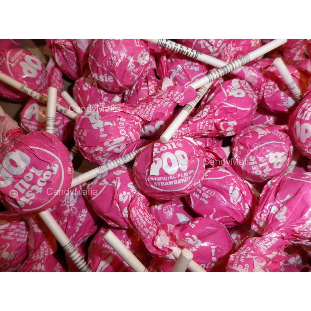 Strawberry Tootsie Pops 30 Pops
