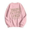 thumbnail image 4 of Women Blouses Women Hooded Sweatshirt Sweaters Petite Womens Fitted Zip up Sweatshirt Workout Top with Sleeve Ladies Tunics Quarter Zip Long Sleeve Pocket T Shirt Jogging Suits Came Hoodie Pink S, 4 of 4