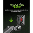 thumbnail image 4 of Soporte Gamer NB NORTH BAYOU Modelo  L-60  / Para Monitor de 32" Hasta 60" Pulgadas  Con Luz (RGB) GAMING, 4 of 11