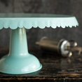 thumbnail image 4 of Now Designs Tin Cake Stand, Aqua, 4 of 7