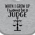 thumbnail image 4 of Inktastic Future Judge Law Scale Boys or Girls Baby Bib, 4 of 4