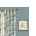 thumbnail image 4 of Mist Floral Window Curtain Panel: 50" x 84", Lined Blackout 8 Grommet Panel, 4 of 5