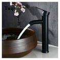 thumbnail image 4 of Luxury Bathroom Faucet Black Single Handle Hot Cold Switch Water Mixer Taps Wash Basin Bathroom Deck Mounted Basin Faucet, 4 of 7