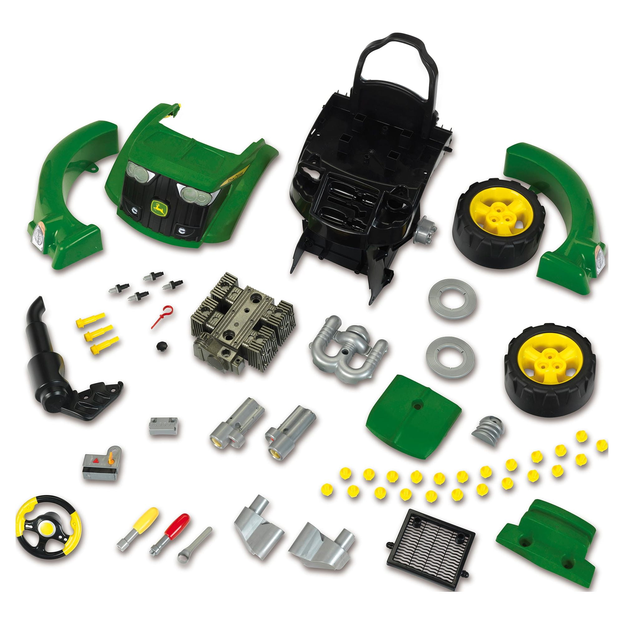 John Deere Tractor Engine Kids Pretend Play Auto Toys Take