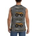 thumbnail image 4 of Disketp Construction Machines Sleeveless Tshirts For Men, Muscle Shirts For Men Dry Fit Tank Top-Medium, 4 of 8