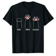thumbnail image 1 of AALJY Rock Paper Scissors Hand Game Cute Paw Funny Cat T-Shirt, 1 of 5