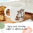 thumbnail image 5 of Royal Worcester Wrendale Design Bedtime Kisses 14 Ounce Bone China Mug - Foxes, 5 of 7