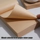 thumbnail image 5 of Blank Sketchbook Kraft Paper Notebook | 200 Thick Tear-Off Sheets | Portable 5.12x3.74in | Draft Log Rough Surface | Easy-Tear Pages | Multicolor | For Sketching, Notes, Drawing, 5 of 6