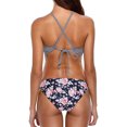 thumbnail image 4 of Charmo Bikini Bathing Suits for Women Floral Swimsuit Top Swimwear with Bikini Bottom, 4 of 7