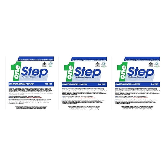 One Step No Rinse Cleaner - 1 Lb. (Тhrее Pаck)