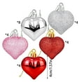 thumbnail image 3 of 24pcs Valentine's Day Heart Shaped Pendants, Small Romantic Heart Decorative Charms, Charm Pendant Craft Gift Craft Supplies for Valentine's Day Party Decor Gift Accessories, Multicolor, 3 of 5