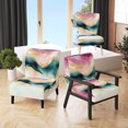 thumbnail image 1 of Designart "Rose Waves in Geode Marble III" Chaise d'Appoint en Marbre Rose - Fauteuil Moderne pour Salon, 1 of 7