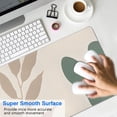 thumbnail image 4 of Long Mouse Pads for Desk,Brown Boho Plant Pattern Desk Mats on Top Of Desks, Desk Mouse Pad Extra Large with 3mm Non-Slip Base and Stitched Edge for Gaming,Office,Work,Home 31.5"x11.8", 4 of 6