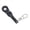 Black, variant on Lightweight Real Working Keychain Metal Keychain 10mm Ratcheting Wrench Key Chain with 180° Rotating Head