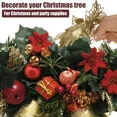 thumbnail image 4 of 60/1 piezas de clips para adornos de árbol de Navidad, abrazaderas fijas de flores de Navidad, clip para notas fotográficas, suministros de decoración para fiestas de Año Nuevo en el hogar, 4 of 5