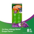 thumbnail image 4 of Children's Zytec Liquid Allergy Syrup, Free of Dyes, Sugar, Alcohol, Grape Flavor, 8 fl. oz, 4 of 12