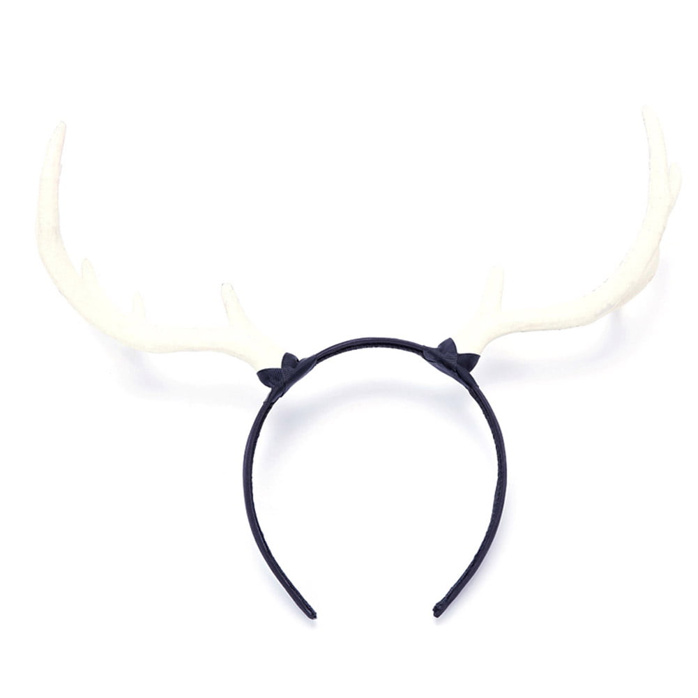Deer Horns Headband Headpiece Halloween Christmas Cosplay Headwear Xmas Antler