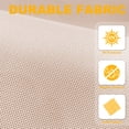 thumbnail image 6 of FUNDAZE 10ft Patio Umbrella, Hanging Cantilever Offset Outdoor Umbrella with Tilting for Deck Backyard, Base Sold Separately,Beige, 6 of 9