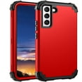 thumbnail image 2 of Decase For Samsung Galaxy A14 6.6 inch,Heavy Duty Shockproof Dual Layer Full Body Rugged Protective Hard PC Case Cover,Red, 2 of 8