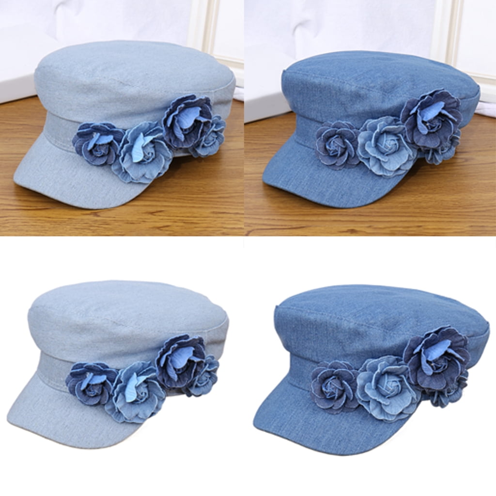 ROZYARD 3D Flower Beret Hat Women Fashion Driver Hat  display picture 3