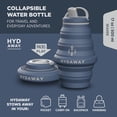 thumbnail image 2 of Botella de agua HYDAWAY 500 ml plegable, libre de BPA y a prueba de fugas, 2 of 7