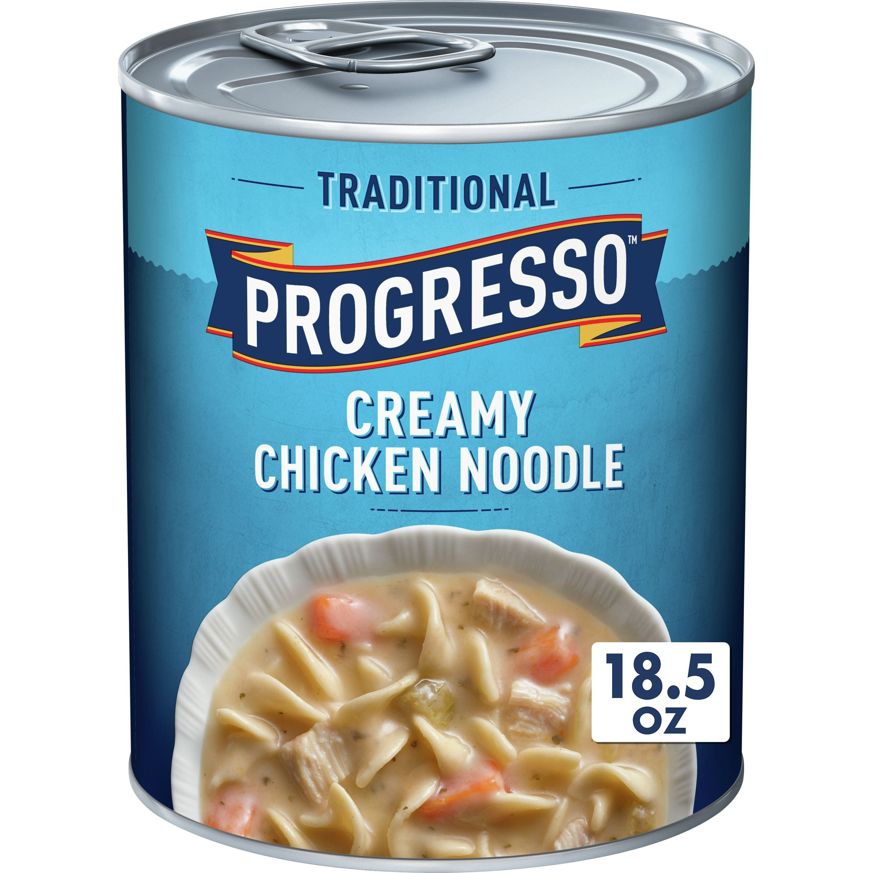 Progresso Traditional, Creamy Chicken Noodle Canned Soup, 18.5 oz