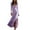 Purple, variant on longantii Maxi Dresses for Women Long Sleeve Deep V Neck Cowgirl Dresses Trendy Elegant Side Slit Flowy Cowgirl Long Dresses Retro Western Style Maxi Dress White L