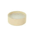 thumbnail image 6 of DecMode Beige Metal Rose Blossom & Sandalwood Scented Textured 22oz 3 Wick Candle with White Wax, 6 of 9