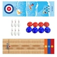 thumbnail image 1 of Juego de bolos de mesa de mesa Portable Mat de planta Padre Interactivo Interactivo Juego familiar Juego para fiesta en el interior Fiesta de al aire Bolas rizadas de 30 mm, 1 of 8