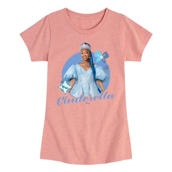 Disney - Descendants 4 - Cinderella - Youth Girls Fitted Short Sleeve Graphic T-Shirt
