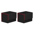 thumbnail image 4 of Ounissouiy Caja de almacenamiento de tarjetas comerciales con tapa, organizador de gran capacidad, estuches coleccionables para juegos, contenedor Type3 NO3, 4 of 6