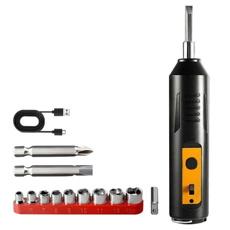 

Brushless Electric Screwdriver Household Small Multi Function USB Rechargeable Dual Purpose Lithium Electric DrillHOME!!657