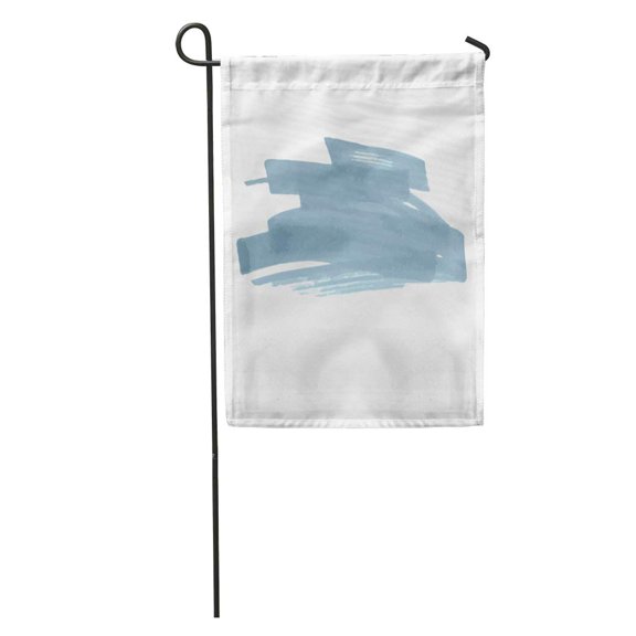SIDONKU Watercolor Brushstroke Grayscale Color and Flyers Model for The Creation Garden Flag Decorative Flag House Banner 12x18 inch