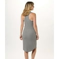 thumbnail image 2 of Boxercraft BW4201 Vivian Rib Midi Dress-Oxford Heather-M, 2 of 4