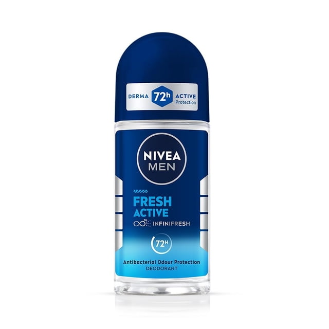 Nivea Men Fresh Active Roll-On, 50 ml Chacun (Lot de 2)